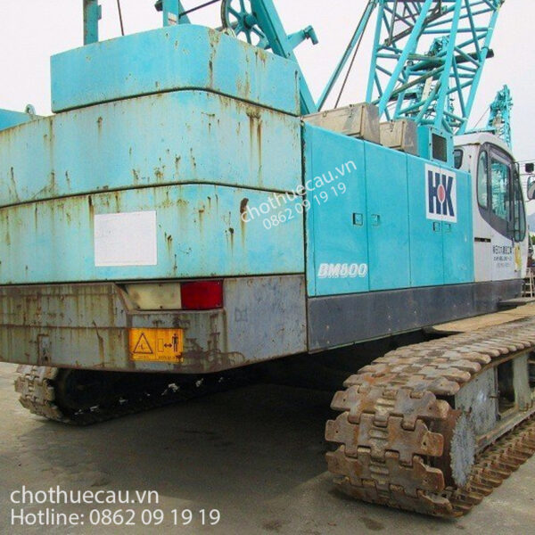 ban va cho thue can cau banh xich 80 tan kobelco BM800HD 8